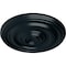 Ekena Millwork Kepler Traditional Ceiling Medallion (For Canopies up to 2 5/8"), 11 7/8"OD x 1 1/4"P, Night Shade CM12KPNSF - alternate 2